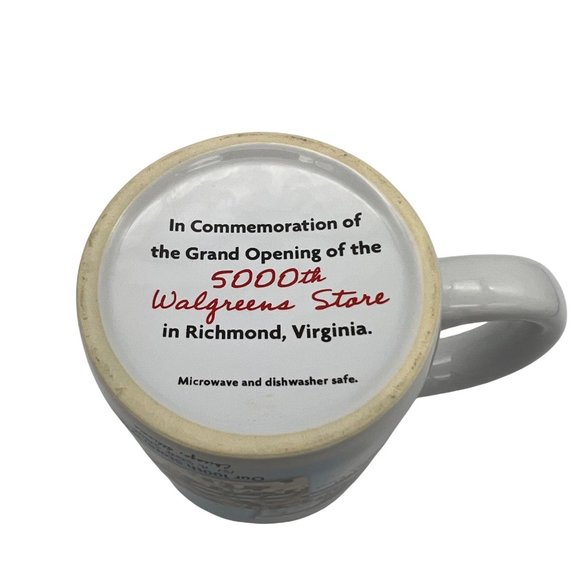 2005 Walgreens Coffee Mug - Store 5000 Commemoration Richmond Virginia - 4" - Picture 6 of 6